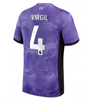 Liverpool Virgil van Dijk #4 Tredje Tröja 2023-24 Kortärmad